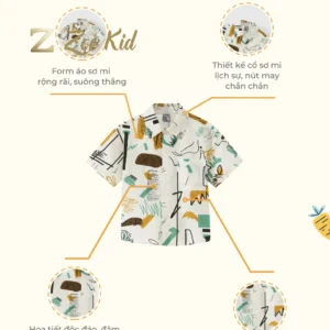 Boys' Vintage Short-Sleeve Shirt